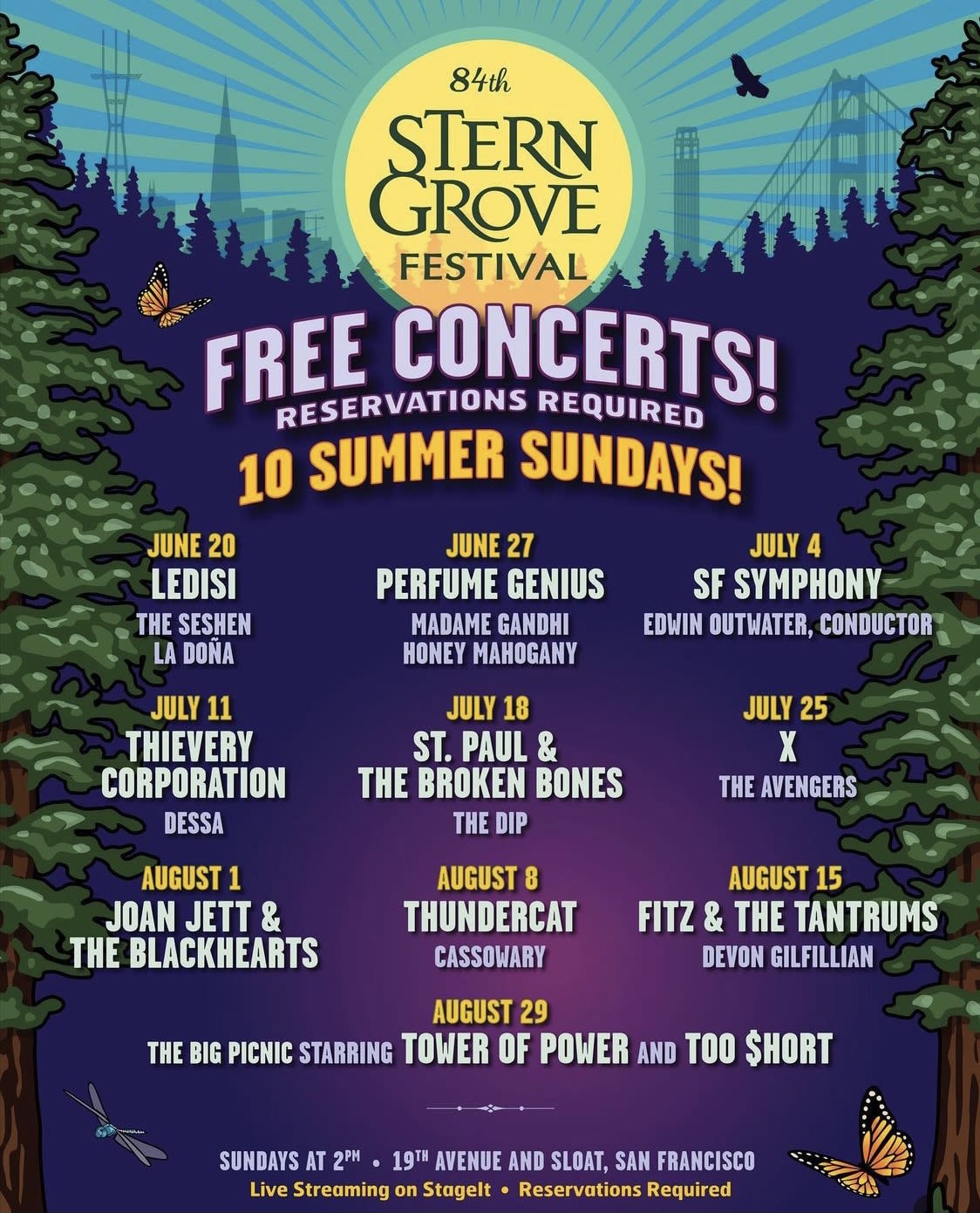 Unveiling the Stern Grove Festival 2025 Schedule Mark Your Calendars! Stern Grove Festival Events 2025