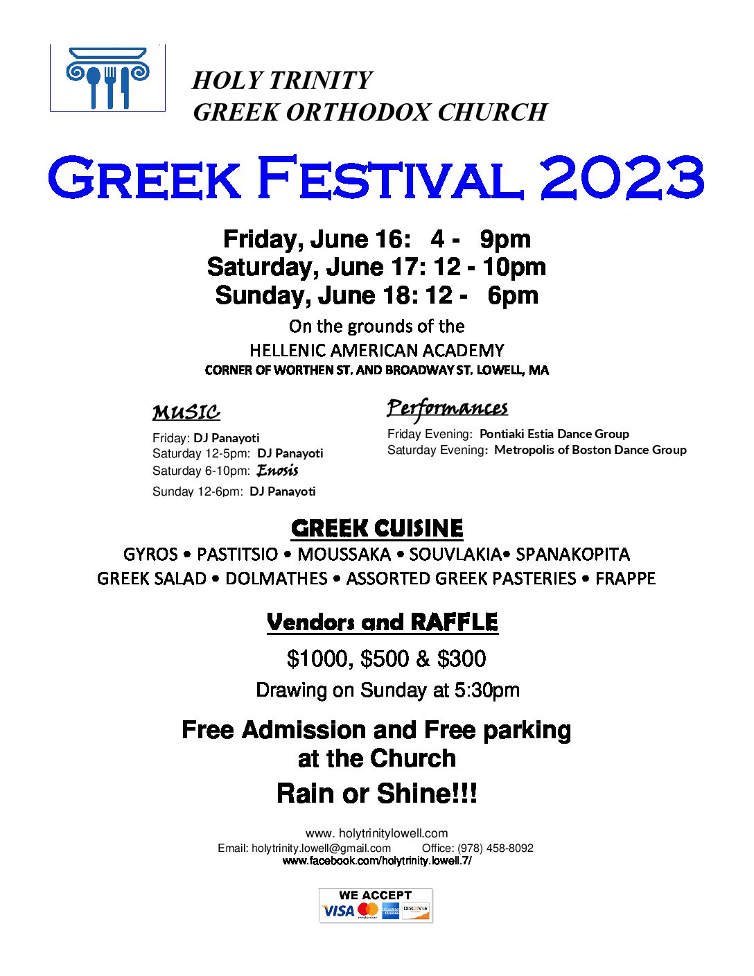 Experience the Magic of Holy Trinity Greek Festival 2025